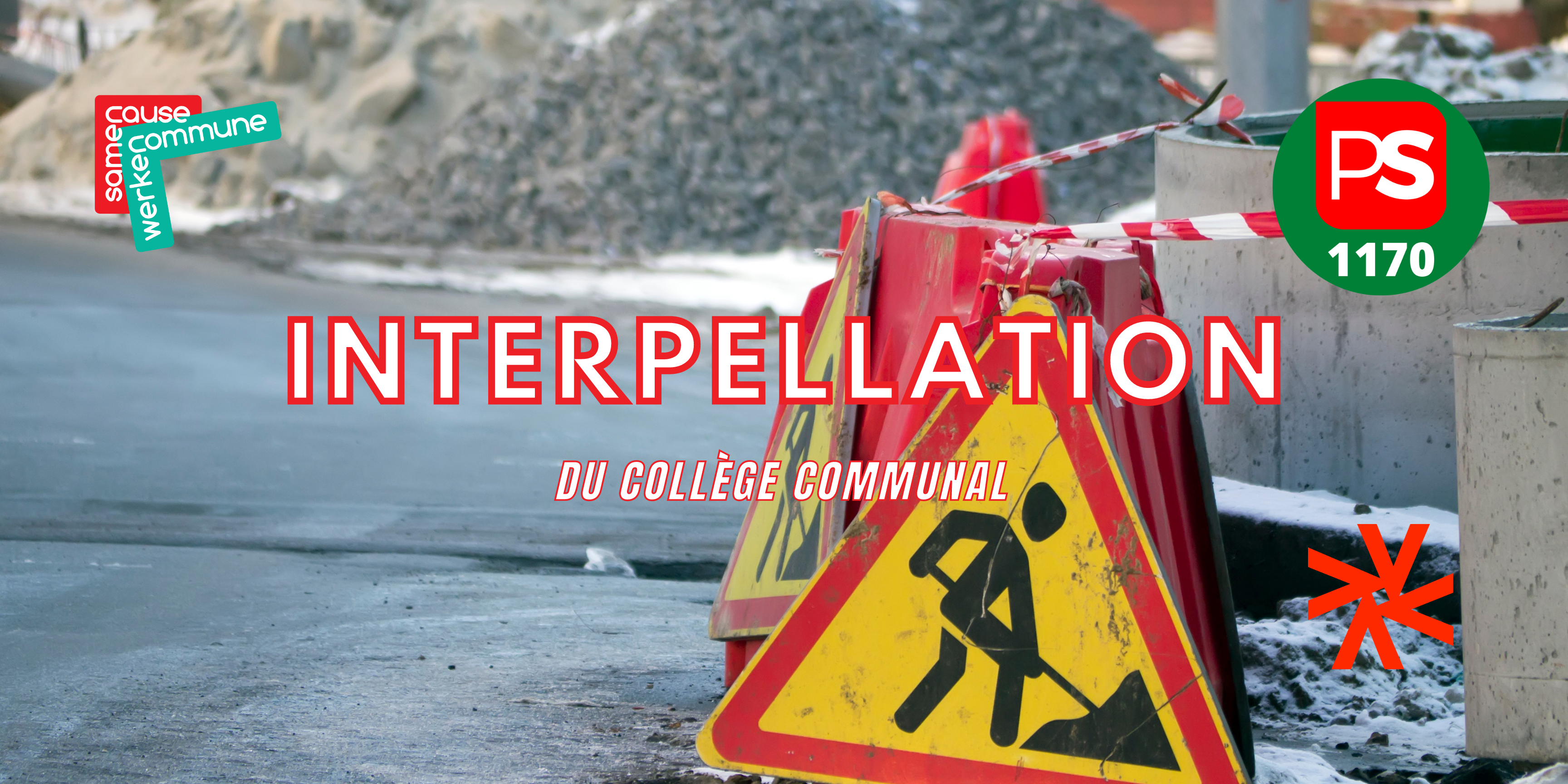 Interpellation – Rénovation de la rue des Pêcheries: gestion du chantier, report de trafic, étude de mobilité…